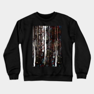 Industrialization II Dark Industrial Abstract Art Crewneck Sweatshirt